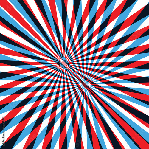 Red and blue abstract line background