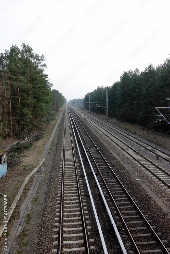 Fototapeta premium Bahnlinie