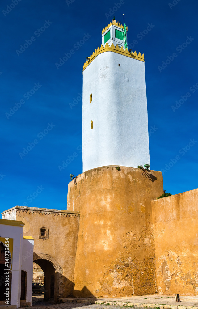 Minaret at Mazagan converted from a lighthouse - El-Jadida, Morocco