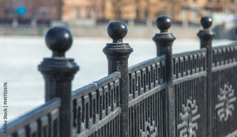 Fence on the waterfront