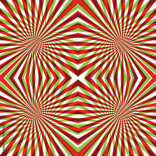 green and red abstract line background