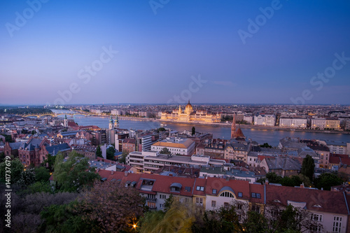 Budapest the capital of Hungary crossed by the Danube River © robertonencini