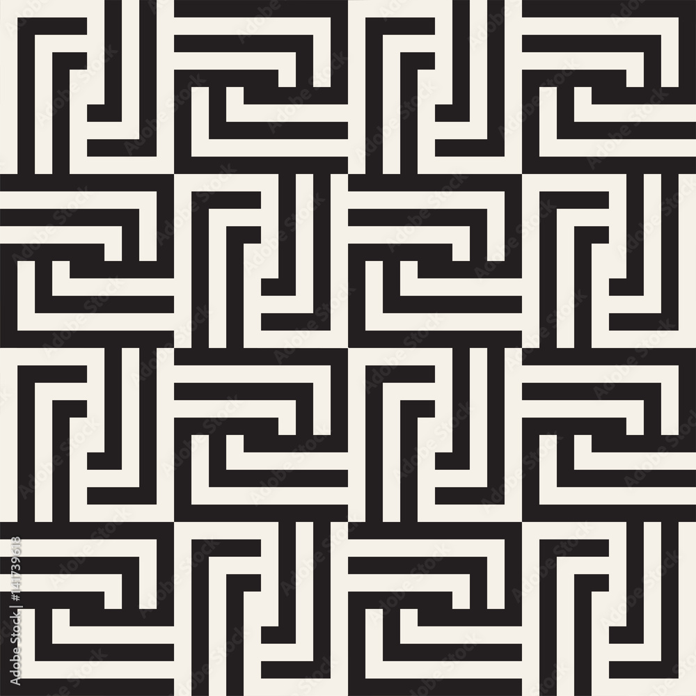Seamless Vector Pattern. Abstract Geometric Background. Elegant Stripes Lattice Seamless Vector Pattern. Abstract Geometric Background. Elegant Stripes Lattice