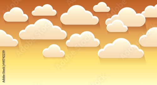 Stylized clouds theme image 4
