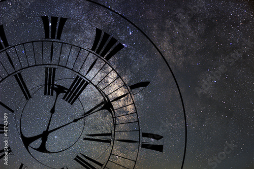 Bilde på lerret Time Warp. Time and Space, General Relativity.