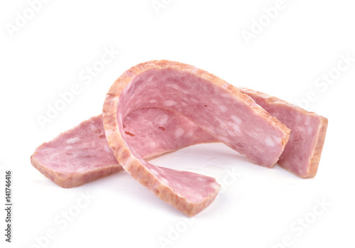 ham isolated on white background