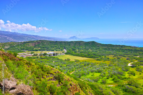 ダイヤモンドヘッドからの風景