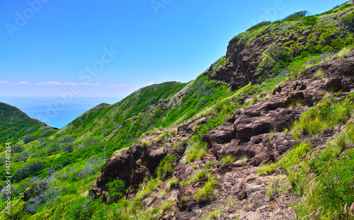 ダイヤモンドヘッドからの風景 