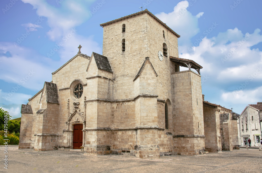 Coulon. Eglise sainte trinité. Deux Sèvres, Poitou Charentes