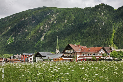 Wallpaper Mural View of Mayrhofen. Valley Zillertal. Tirol. Austria Torontodigital.ca