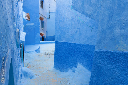 North Africa, Morocco,Chefchaouen district.Details of the city photo