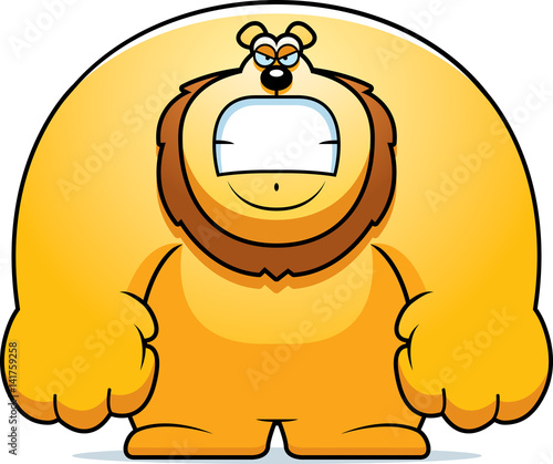 Angry Cartoon Lion