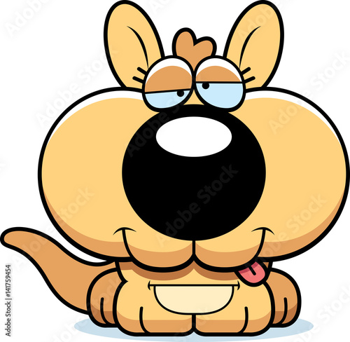 Cartoon Goofy Kangaroo