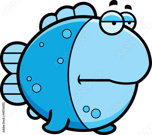 Bored Cartoon Fish