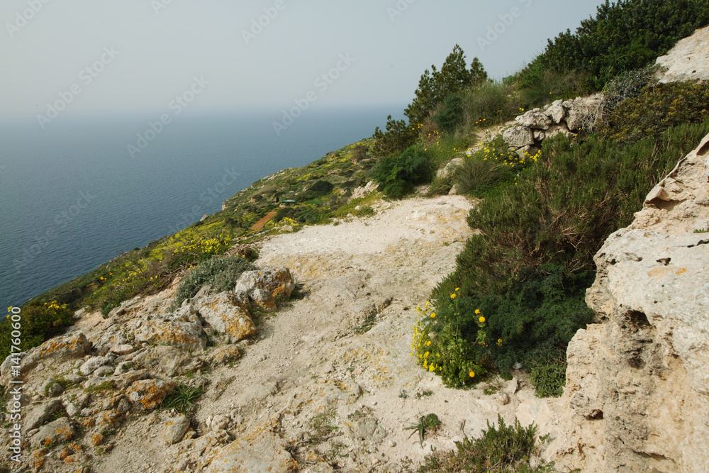 Dingli cliffs in Malta.