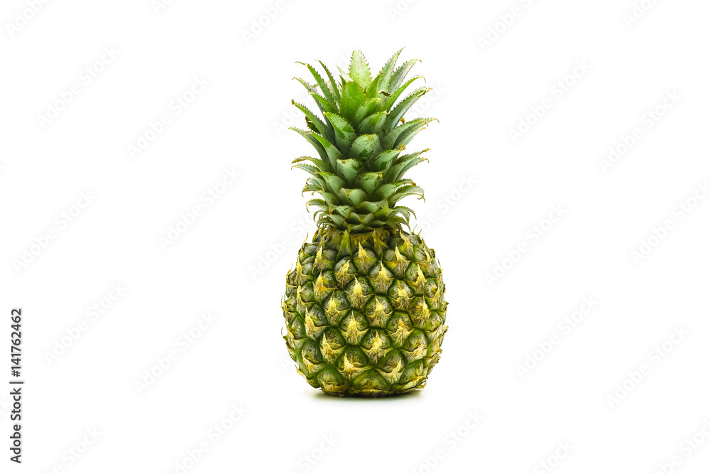 Isolated of pineapple fruit sliced on white background Isolated of pineapple fruit sliced on white background