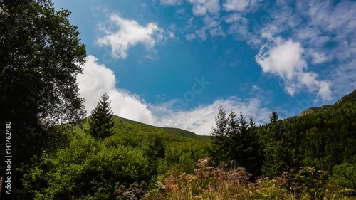 Wallpaper Mural 4K Time-lapse Clouds at Lagdei refuge (alt. 1250m) Torontodigital.ca