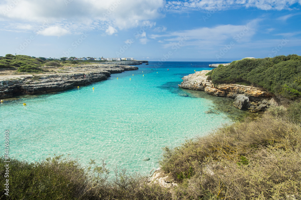 Light blue sea, Menorca, Balearic islands