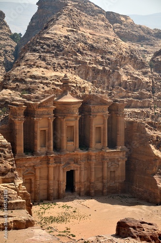 Monastery, Petra, Jordan photo