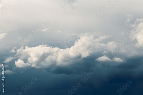 Fototapeta Naklejka Na Ścianę i Meble -  blue cloud with rain