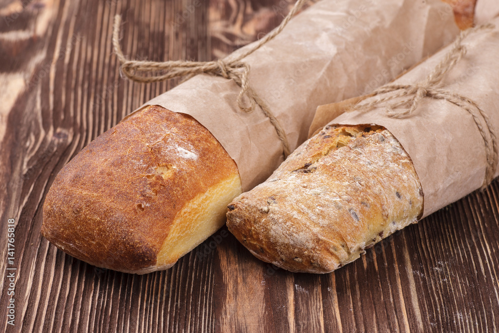 Fresh homemade bread