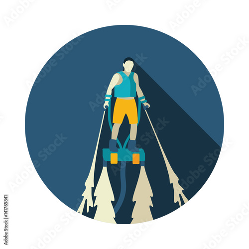 FlyBoard icon. Summer. Vacation