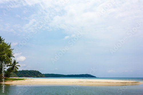 beach sea sky in Thailand for background