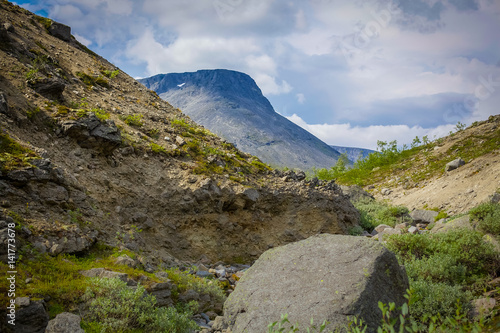 Billede på lærred Mountain nature sry view