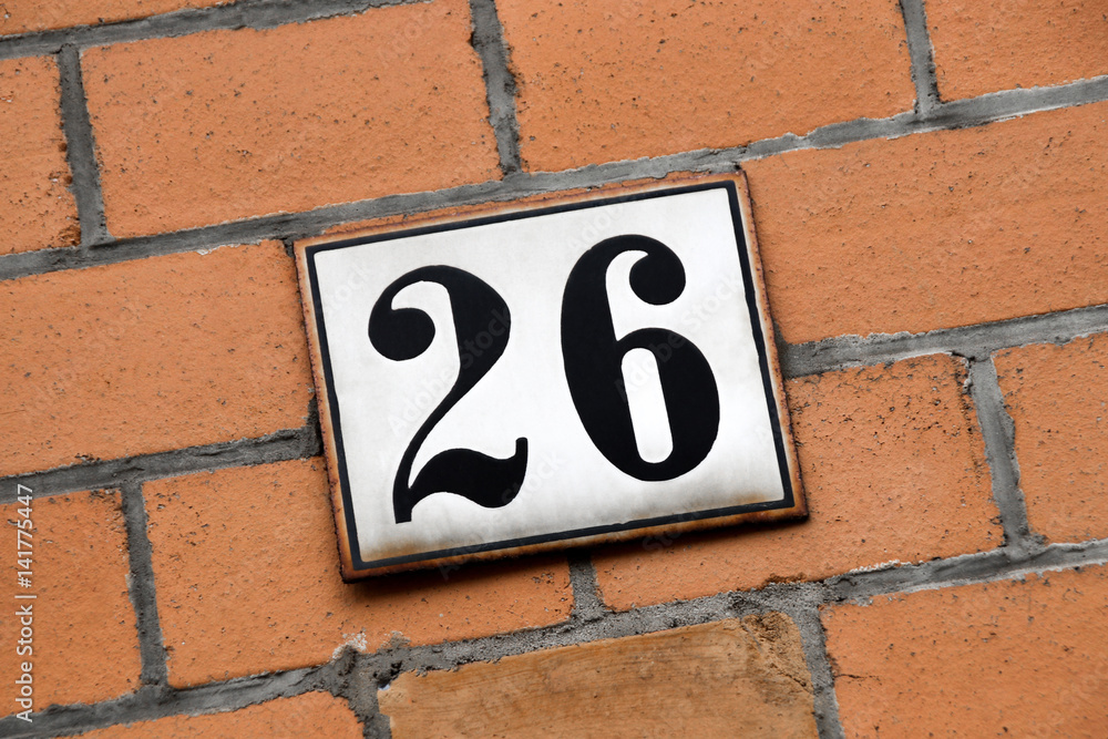 Hausnummer 26 Hausnummer 26