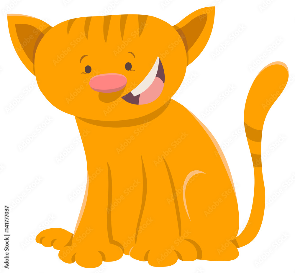 Obraz premium kitten animal character