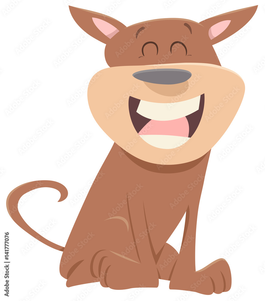 Fototapeta premium cartoon dog animal character