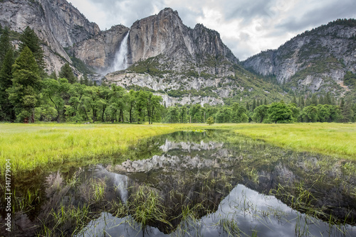 Yosemite Falls Reflection 