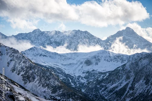 Obraz Góry w śniegu