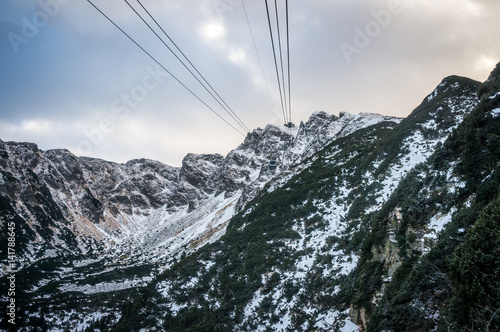 Mountains in snow