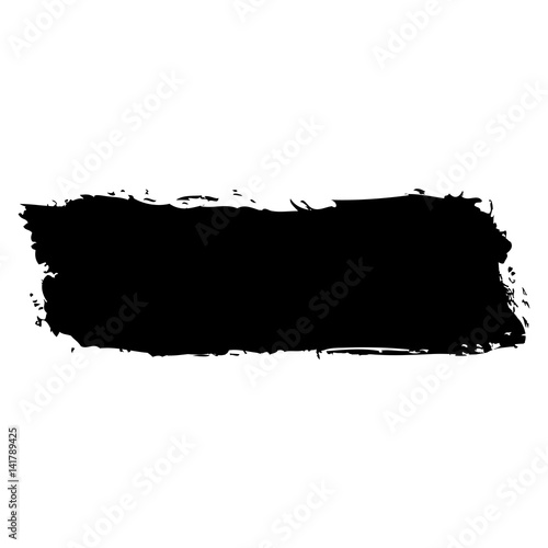 Black Brushstroke Paint