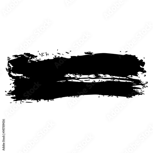 Black Brushstroke Paint
