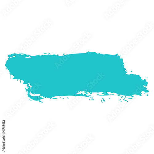 Green Brushstroke Paint