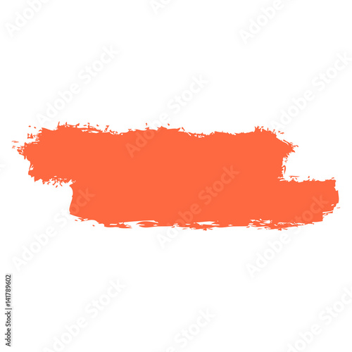 Red Brushstroke Paint