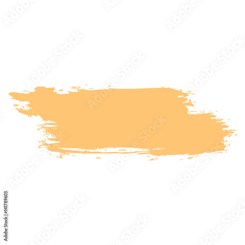 Yellow Brushstroke Paint