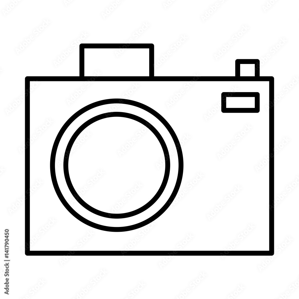 photo camera outline icon photo camera outline icon
