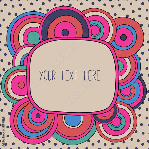 Frame with a place for your text