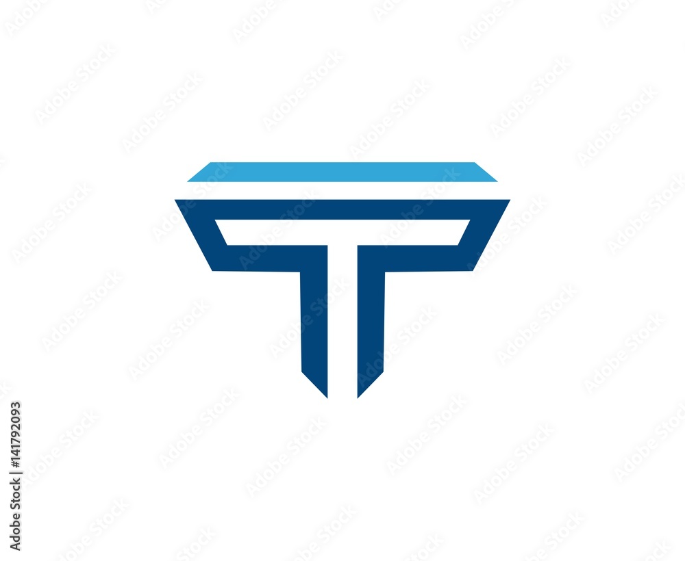 T logo letter T logo letter