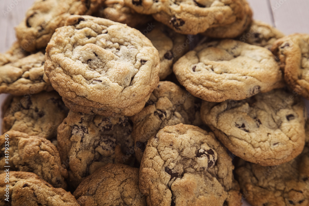 Fresh Batch of Homemade Chocolate Chip Cookies Fresh Batch of Homemade Chocolate Chip Cookies