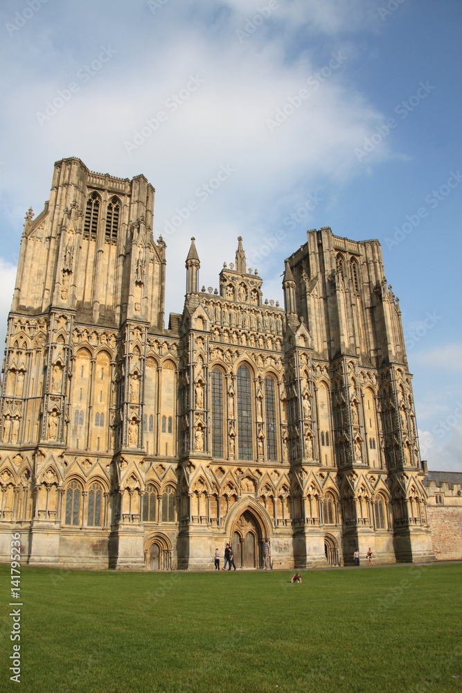 Fototapeta premium cathédrale de Wells au Royaume uni