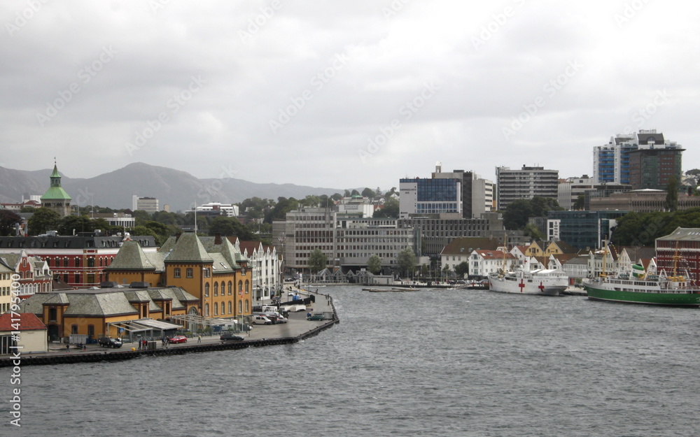 port de Stavanger en Norvège