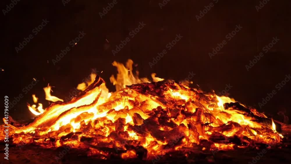 A fire rages nearly burned to the ground A fire rages nearly burned to the ground