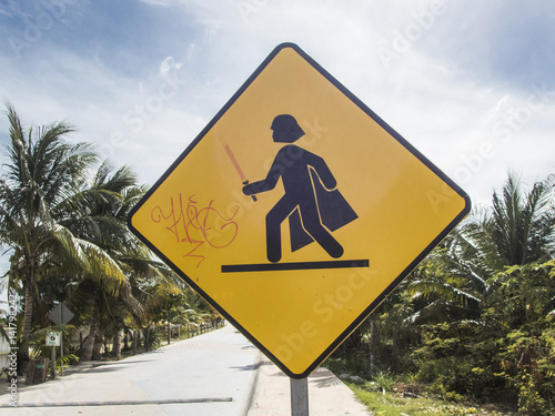 Fotografie darth vader crossing