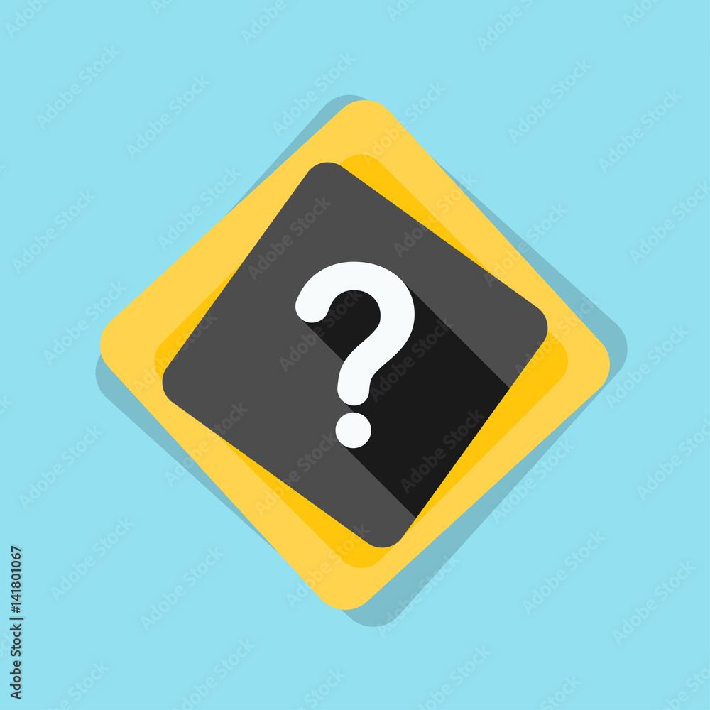 Help Question buton illustration Help Question buton illustration