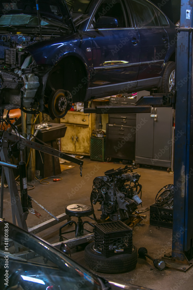 At the Mechanic Shop Stock-Foto | Adobe Stock