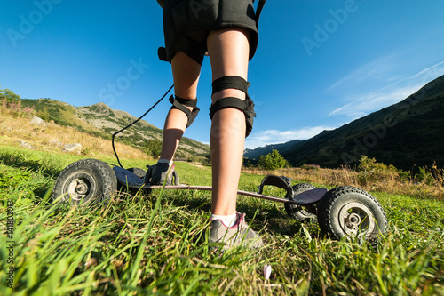 Mountain board photo